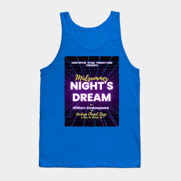 Midsummer Night Dream 1983 Arcade Game Tank Top by Chesterton Stage Productions